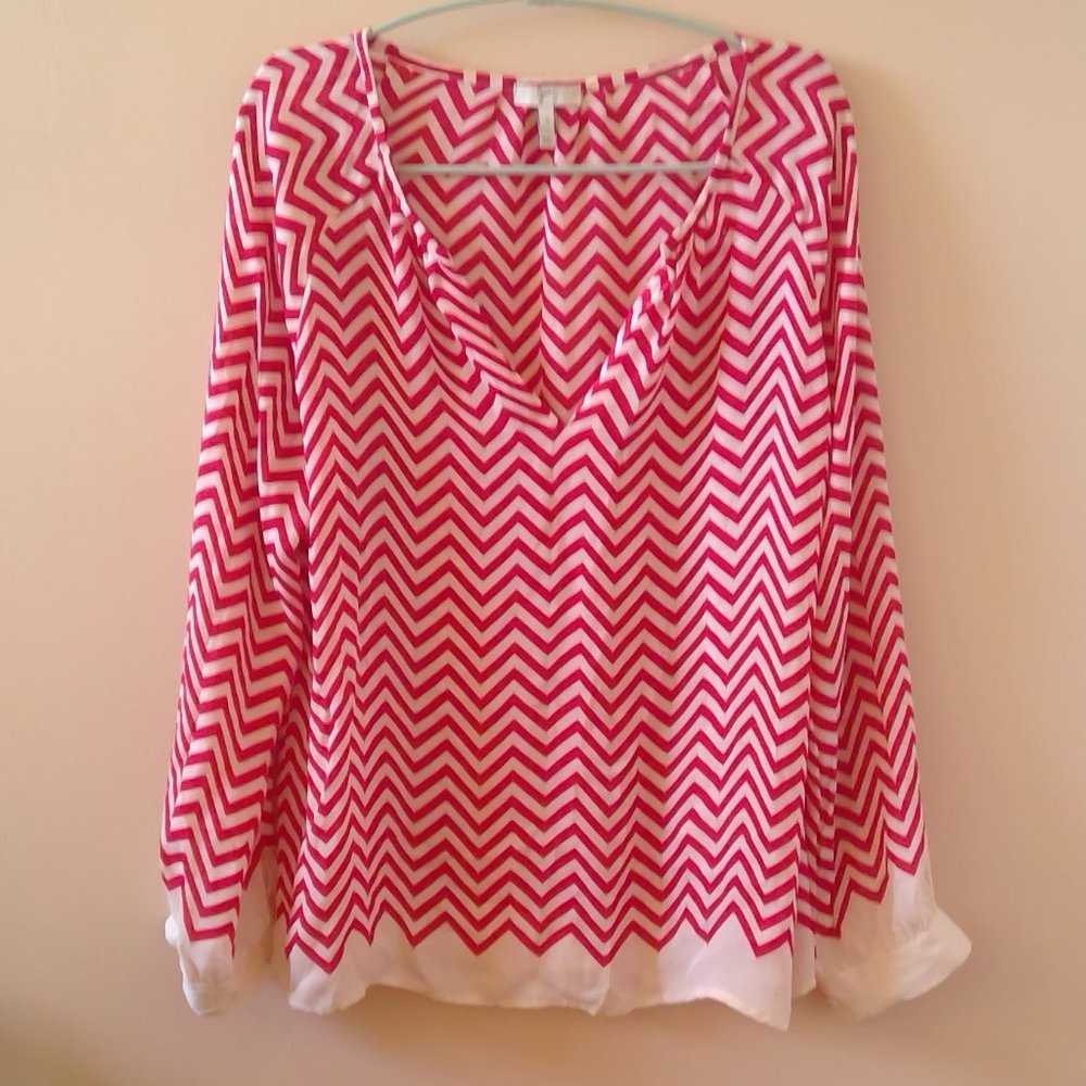 Joie 100% Silk Long Sleeved Blouse